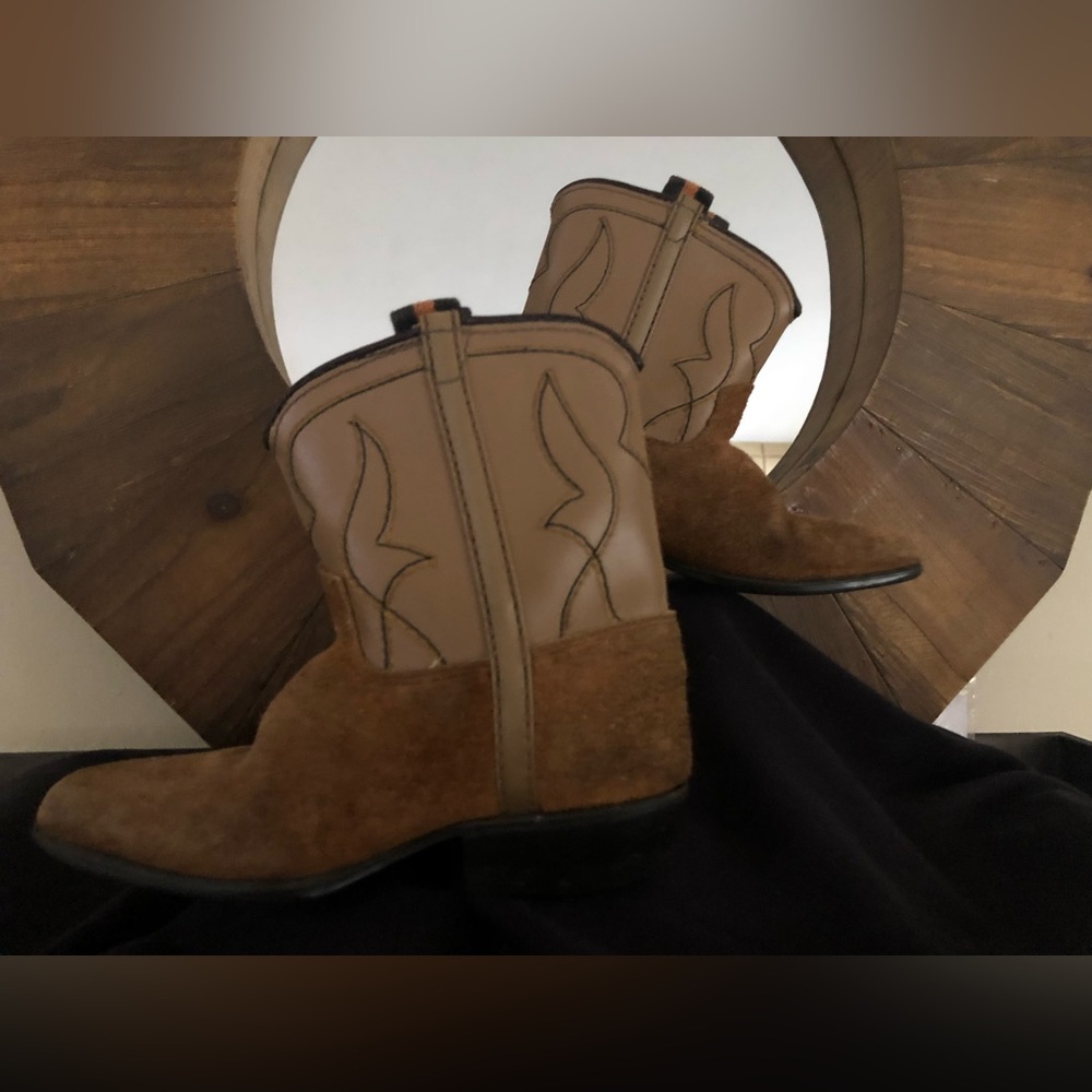 Tan Western Cowboy Boots
